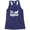 the dogfather english springer spaniel white Racerback Tank