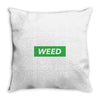 Weed Hypebeast Throw Pillow