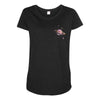 Cute Cosmos Maternity Scoop Neck T-shirt