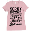 This Guy Is Taken By A Super Sexy January Girlfriend Ladies Fitted T-Shirt