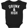 Drunk And High Baby Bodysuit