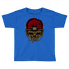 american football skull Toddler T-shirt