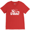 the grillfather  funny bbq V-Neck Tee
