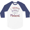 l homme parfait est motard 3/4 Sleeve Shirt