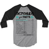 October Girl Facts Libra 3/4 Sleeve Shirt