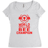 spelling bee champiun Women's Triblend Scoop T-shirt