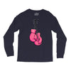 boxing gloves breast cancer Long Sleeve Shirts