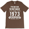 Premium Vintage Since 1973 Limited Edition Original Parts T-Shirt