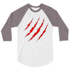 red strong 3/4 Sleeve Shirt