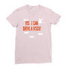 yes i can drive a stick Ladies Fitted T-Shirt