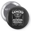 samcro redwood original Pin-back button