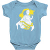 average hero Baby Onesie