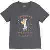 Unicorns are born in July V-Neck Tee