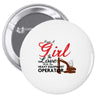 Just A Girl In Love With Her Heavy Equıpment Operator Pin-back button