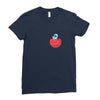 Mars and Astronaut Ladies Fitted T-Shirt