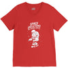 space skeletons in outer space V-Neck Tee