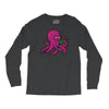 purple octopus playing the bagpipes Long Sleeve Shirts