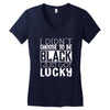 i didn't choose to be black Women's V-Neck T-Shirt