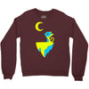moon cat Crewneck Sweatshirt