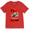 vintage tt race poster, ideal gift or birthday present V-Neck Tee