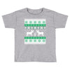 reindeer christmas ugly sweater Toddler T-shirt