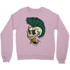 skull punk style Crewneck Sweatshirt