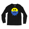 bearded smiley face Long Sleeve Shirts