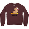 yoga pug exhale Crewneck Sweatshirt