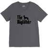 the dogfather italian greyhound V-Neck Tee