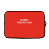 merry kissmyass Laptop sleeve