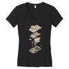 gameboy breakdown Women's V-Neck T-Shirt