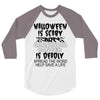 halloween is scary but carcinoid cancer is deadly spread the word help 3/4 Sleeve Shirt