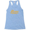 polymer records, ideal gift or birthday present funny Racerback Tank