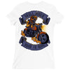 skull rider Ladies Fitted T-Shirt