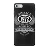 vintage quality without compromise 1972 aged to perfection iPhone 7 Case