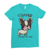 coffee makes me poop Ladies Fitted T-Shirt