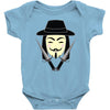 v for vendetta Baby Onesie