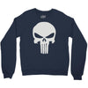 the punisher skull head Crewneck Sweatshirt