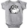 nerd penguin Baby Bodysuit