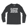 I Am Kicking Cancers Butt Whats Your Superpower? Long Sleeve Shirts