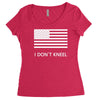 i don't kneel Women's Triblend Scoop T-shirt