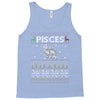 pisces christmas ugly sweater Tank Top