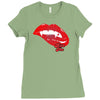 bite me Ladies Fitted T-Shirt
