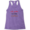 el jefe needs coffee Racerback Tank