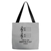 13/8 6/4 These Are Difficult Times Tote Bags