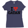 i love board games! Ladies Fitted T-Shirt