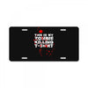 this is my zombie killing License Plate