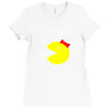 Mrs. Pacman Ladies Fitted T-Shirt
