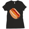 hotdogs on a bun Ladies Fitted T-Shirt