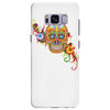 women's sugar skull purple Samsung Galaxy S8 Plus
